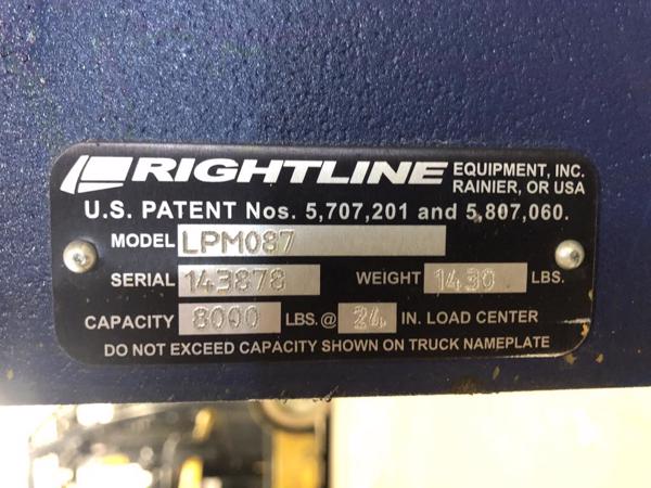 2014 Rightline LPM087