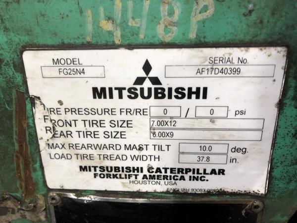 2014 Mitsubishi FG25N