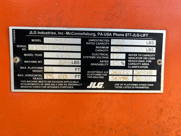 2014 JLG 860SJ