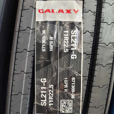  Galaxy DH241-G 16PR 146/143M TL 11R22.5 Regional Drive Tire / Yokohama Y571 Mold