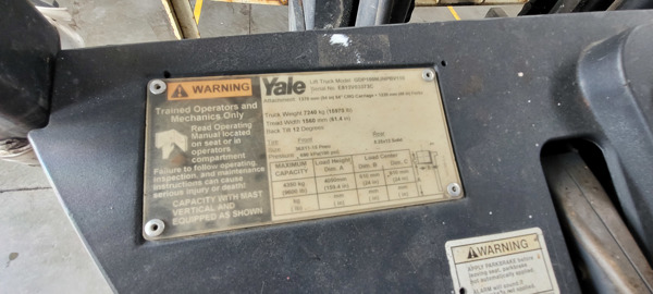 2005 Yale GDP110MJ