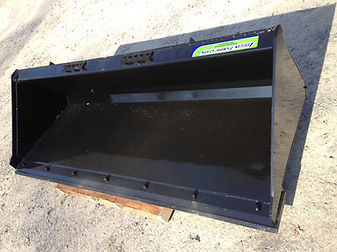 0 Loflin Fabrication Low Profile Skid Steer Bucket 80 Inch