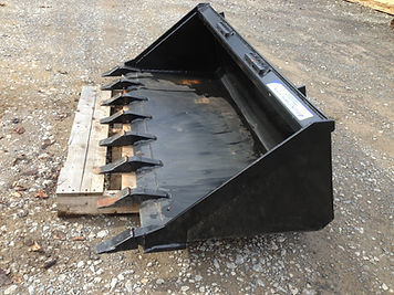 0 Loflin Fabrication Heavy Duty Skid Steer Bucket 66/68 Inch