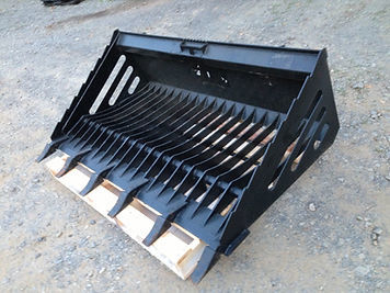 0 Various Extreme Duty ​Skid Steer Rock Bucket 68 Inch