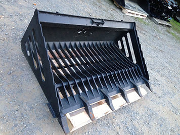 0 Various Extreme Duty ​Skid Steer Rock Bucket 68 Inch