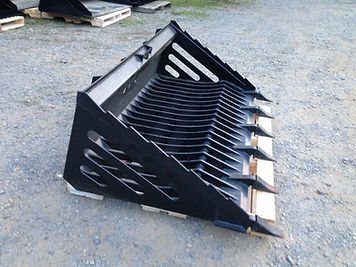 0 Various Extreme Duty ​Skid Steer Rock Bucket 68 Inch