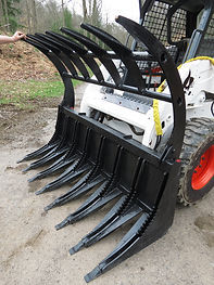 0 Various Heavy Duty Root Rake Grapple 68/72 Inch