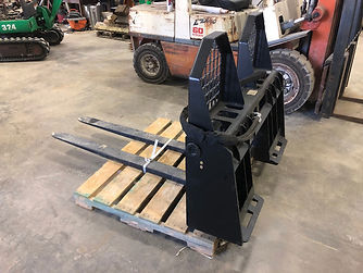 0 Various Skid Steer Forks Hydraulic 4,000 lbs