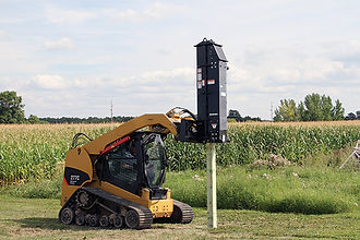 0 Erskine Skid Steer Post Driver