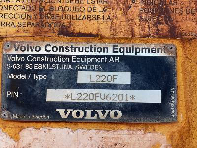 2008 Volvo L220F