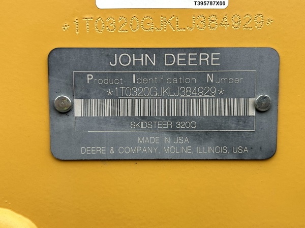 2020 John Deere 320G