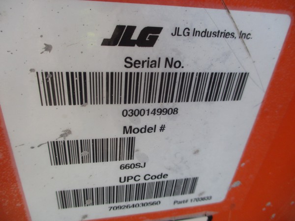 2011 JLG 660SJ